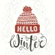 Cocktail napkins - Winter Greetings