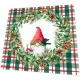 Cocktail napkins - Xmas check