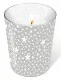 Candle in a glass - Starlets silver