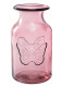 Glass vase - Butterfly rose