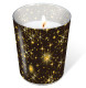 Candle in a glass - Glittering stars