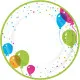 Paper plates - Splash Balloon