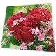 Servietten - Rosen im Strauß