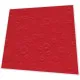 Napkins embossed - Moments Uni ruby