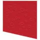 Napkins embossed - Moments Uni ruby