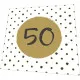 Servietten - 50. Geburtstag