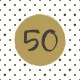 Servietten - 50. Geburtstag