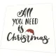 Napkins - All you need Xmas