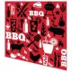 Servietten - BBQ Muster