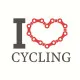Servietten - I love Cycling