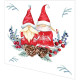 Napkins - Tomte couple