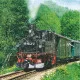 Napkins - Steam train