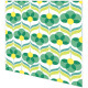 Napkins - Geo Flowers Green