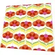 Napkins - Geo Flowers Red