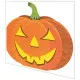 Napkins punched in form - Halloween pumpkin