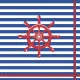 Servietten - Marine Steuerrad