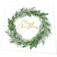 Servietten - Merry Christmas im Kranz