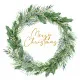 Servietten - Merry Christmas im Kranz