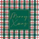 Servietten - Merry Christmas auf Muster