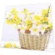 Napkins - Daffodil basket