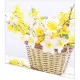 Napkins - Daffodil basket