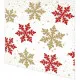 Napkins embossed - Delicate snow