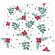 Napkins embossed - Poinsettia Deco