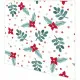 Napkins embossed - Poinsettia Deco
