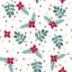 Napkins embossed - Poinsettia Deco