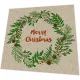 Napkins - Berry Wreath - 100% of recycling