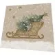 Servietten - Weihnachtsschlitten - 100% Recycling