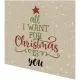 Servietten - Weihnachtswunsch - 100% Recycling