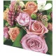 Servietten - Romantische Blumen - Rosen