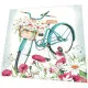 Napkins - Romantic Bicycle
