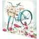 Napkins - Romantic Bicycle