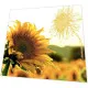 Servietten - Sonnenblume in der Dämmerung