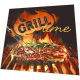 Servietten - Zeit zum Grillen
