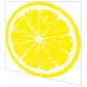 Servietten gestanzt - Zitrone