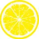 Servietten gestanzt - Zitrone