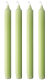 Stabkerze - Blattgrün 25cm - 4 Stück