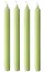 Stabkerze - Blattgrün 25cm - 4 Stück