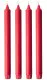 Stick candle - Red 25cm - 4 Pieces