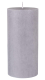 Stumpenkerze - Grau 15cm - 1 Stück - 50h