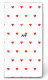Handkerchiefs - Petits coeurs red