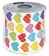 Toilet paper - Colourful hearts