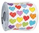 Toilet paper - Colourful hearts