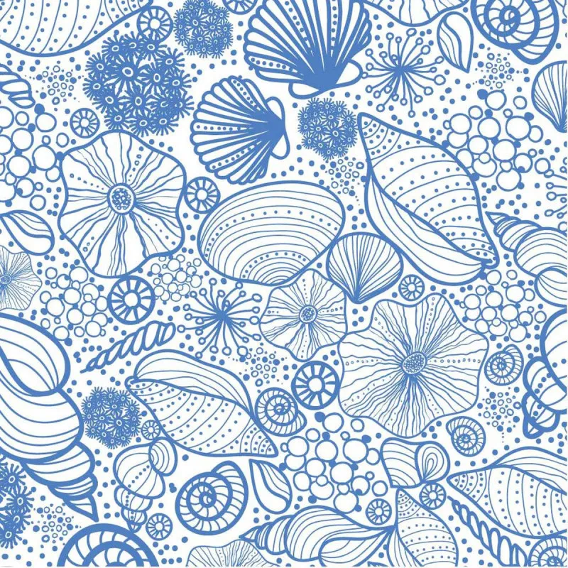 Muster Paper Servietten - Muschel-Muster - Paper+Design | Servietten-Deko