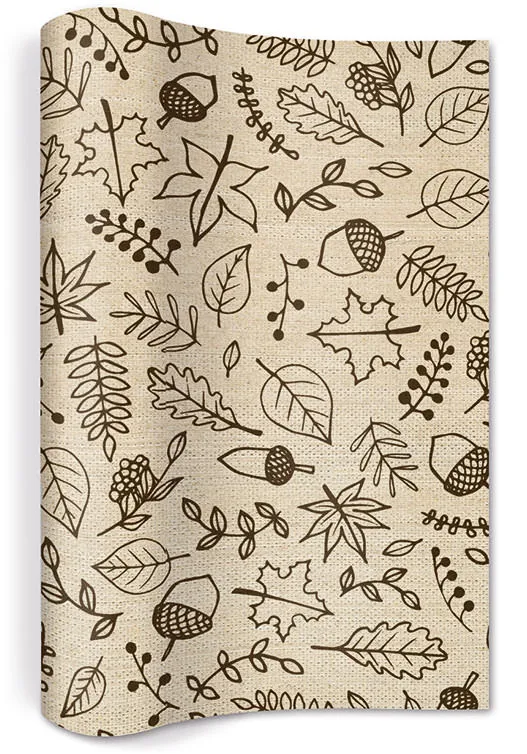 Tischläufer aus Flachs - Herbst - Paper+Design
