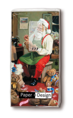 Handkerchiefs - Santa is busy