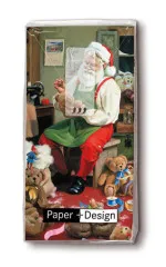 Taschentücher - Santa bei der Arbeit